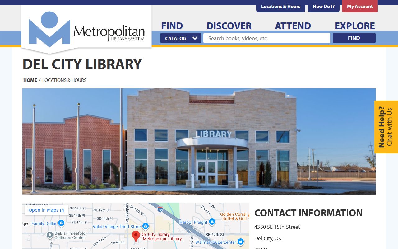 Del City city directory research at the Del City Library