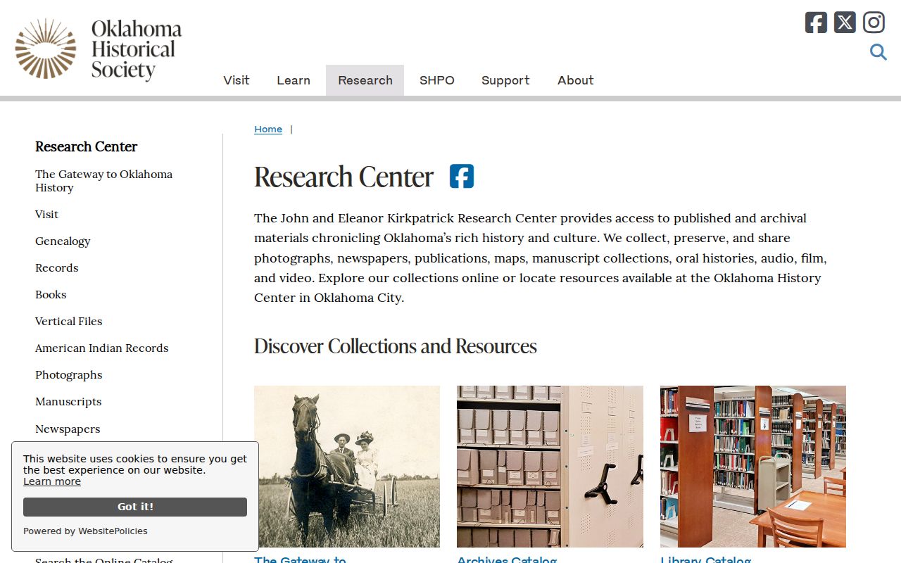 Del City city directory research through the Oklahoma Historical Society Research Center